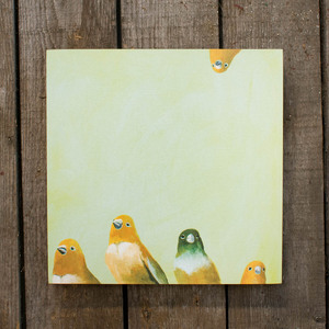 FINCH FAMILY ART PANEL